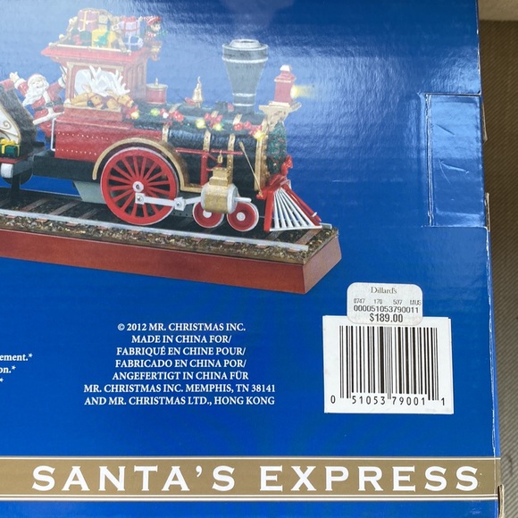 Santa Express holiday electric train.  Never used. - Picture 3 of 4